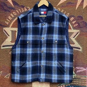 Vintage Tommy Hilfiger Wool Plaid Vest